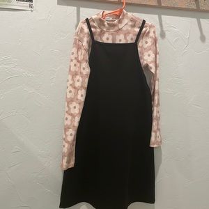 Zara mock neck top with matching jumper size 10